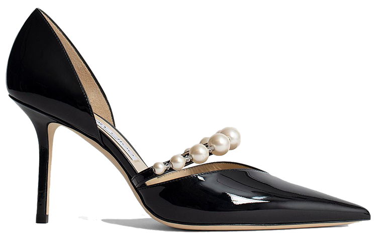 Jimmy Choo Aurelie 85mm Pearl-embellished Pumps