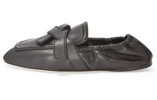 LOEWE Gate Square Toe Casual Shoes Women's Black