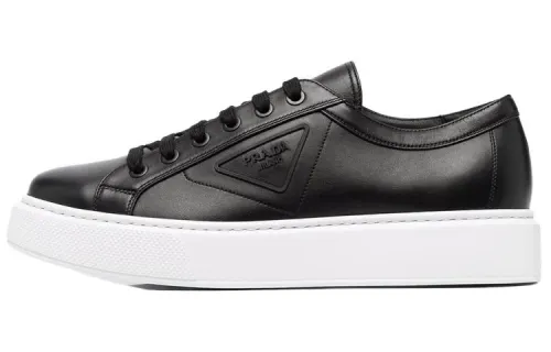 PRADA Low top Casual Shoes Men's Black