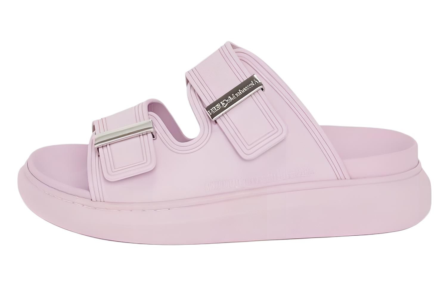 Женские шлепанцы Alexander McQueen (фиолетовый)