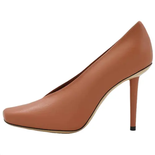 Burberry Slim Heel High Heels 10cm Women's Brown