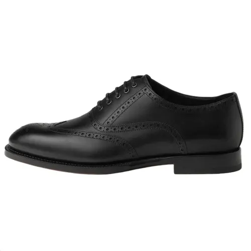 HERMES Kurt Dress Shoes 2.5cm Men's Black