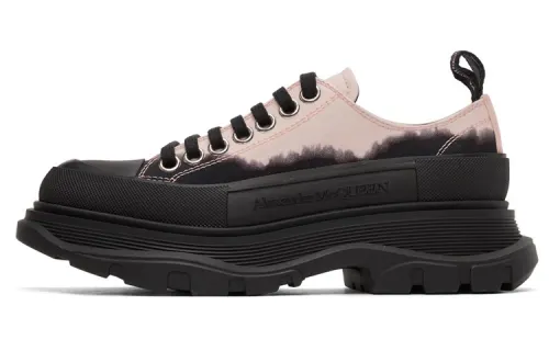 Alexander McQueen Tread Slick Ankle Length Combat Boots Women's Black