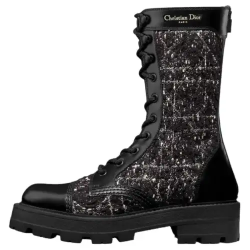 DIOR D Unit Ankle Boots Women's Black