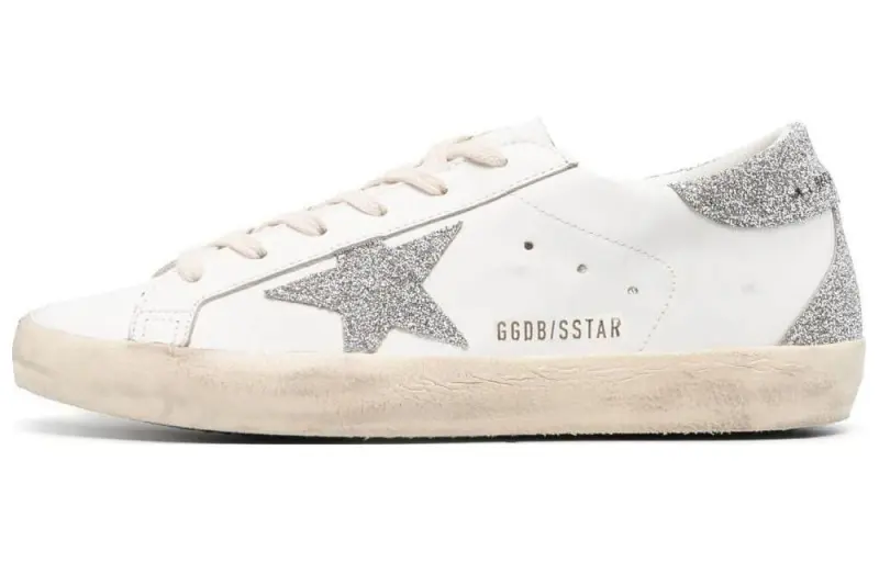 Golden Goose Superstar Glitter-embellished Sneakers