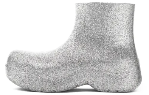 Bottega Veneta Puddle BV Rain Boots Ankle Boots Women's Light Gray