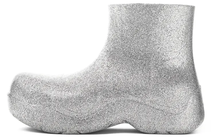 Bottega Veneta Puddle BV Rain Boots Ankle Boots Women's Light Gray