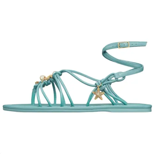 DIOR Dioriviera D Sand One Strap Sandals Women's Sky Blue