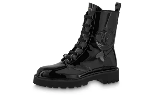LOUIS VUITTON Territory Ankle Boots Women's Black