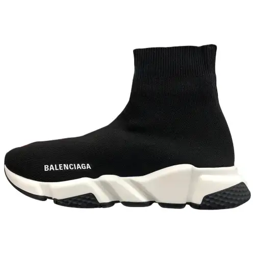 Balenciaga Speed High top Casual Shoes Men's Black