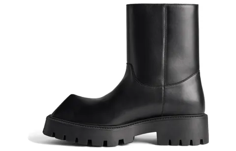 Balenciaga Rhino Booties 'Black Smooth Calfskin' Women's