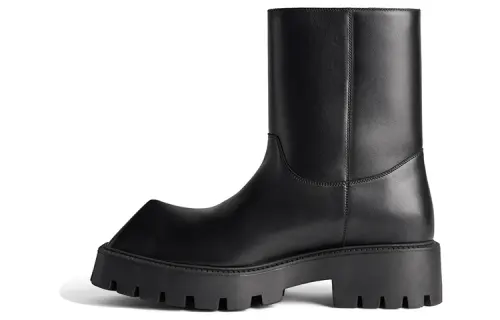 Balenciaga Rhino Booties 'Black Smooth Calfskin' Women's