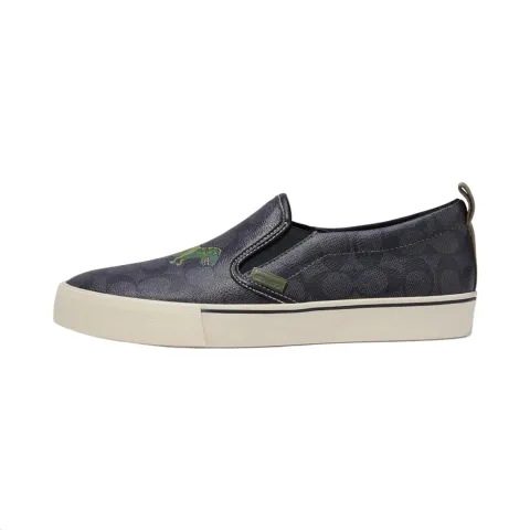 COACH Stylish Skateboarding Shoes Men's Black