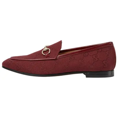 GUCCI Jordaan Loafers Women's Red