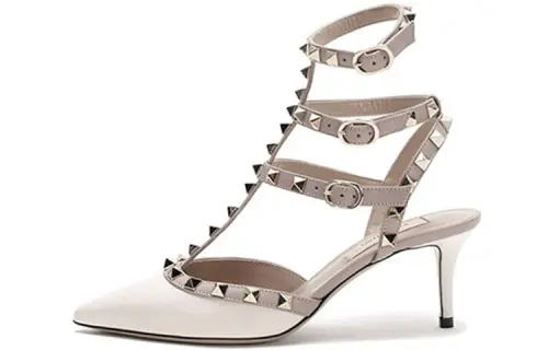 Valentino Garavani Rockstud Pointed Toe Caged Pumps