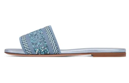 DIOR Dway Slide Slippers Women's Blue