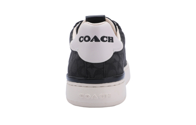 COACH Lowline Fabric Low top Stylish Skateboarding Shoes Women's Black