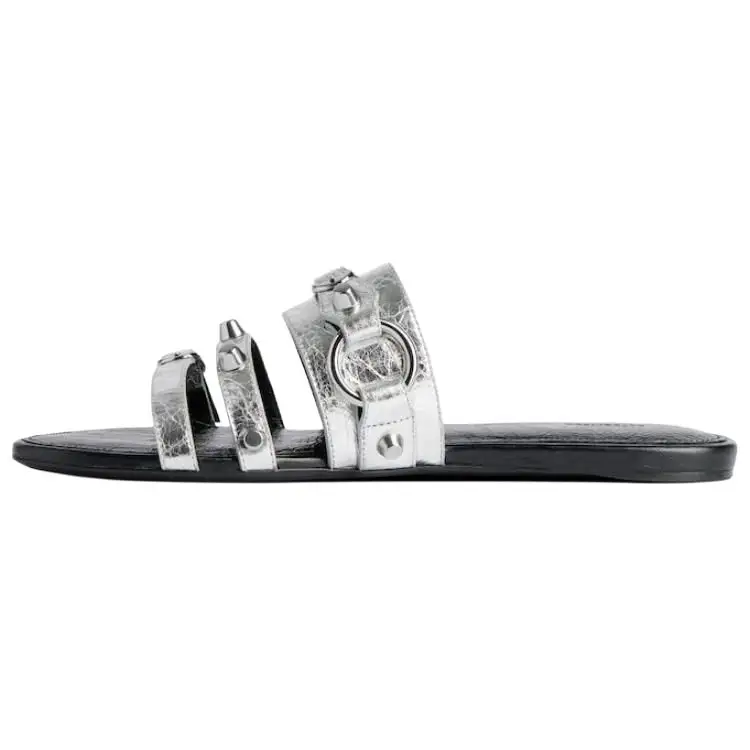 Balenciaga City Flat Mules Women's