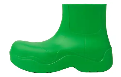 Bottega Veneta Puddle Rain Boots Ankle Boots Men's Green