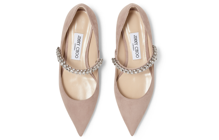 Jimmy Choo Baily Flat Casual Shoes Women's Ballet Pink