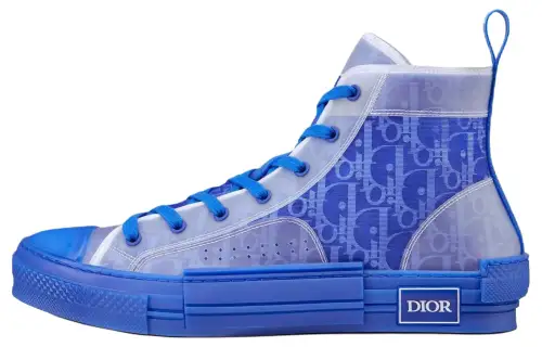 DIOR B23 High Top Blue DIOR Oblique Canvas