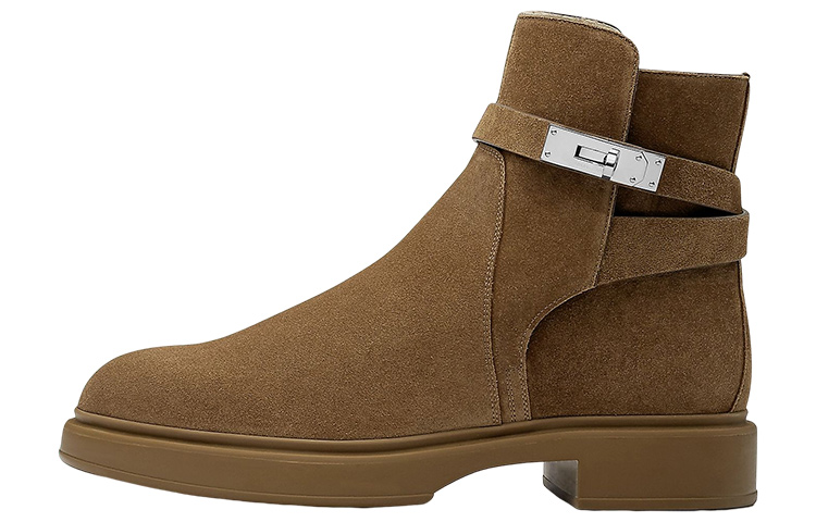 Мужские ботинки Hermes Veo (коричневые)