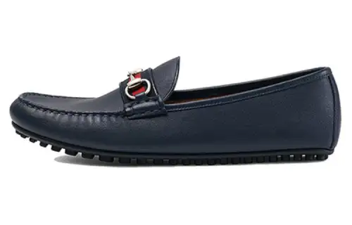 GUCCI Loafer 'Web Leather' Men's