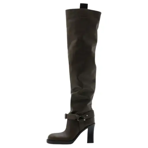Burberry Stirrup Over the knee Boots 8.5cm Women's Brown