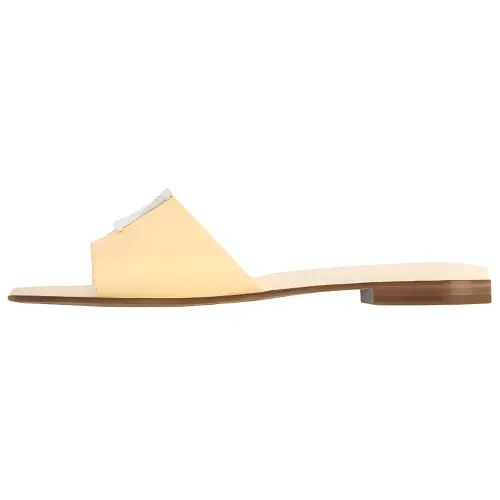LOUIS VUITTON Slide Slippers Women's Yellow