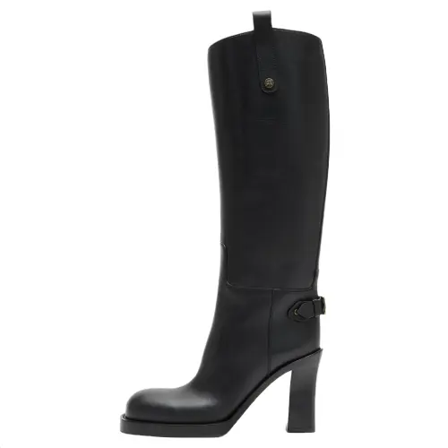 Burberry Cavalier Knee high Boots 8.5cm Women's Black