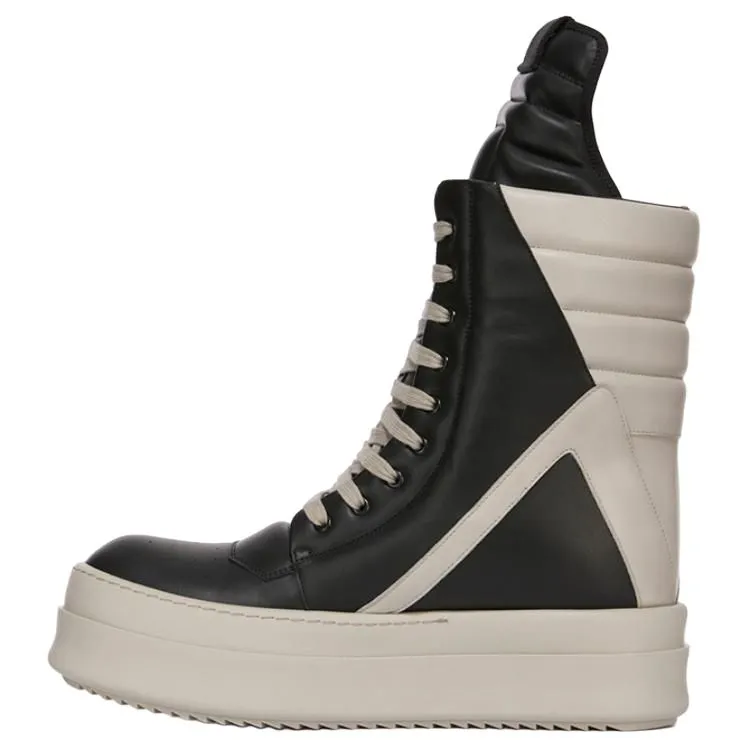 RICK OWENS Mega Geobaskets Lace-Up Sneakers