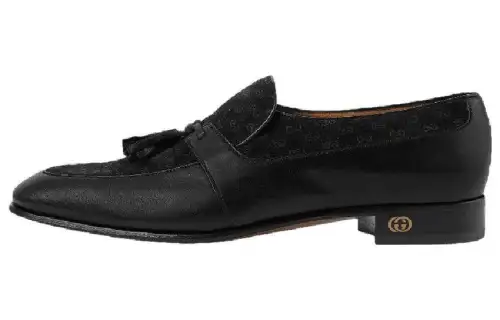 Gucci Gg Mignon Loafer 'Mandala Goat - Black'