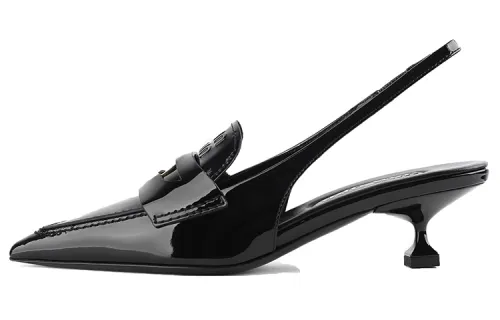 MIU MIU Slim Heel High Heels 4.5cm Women's Black