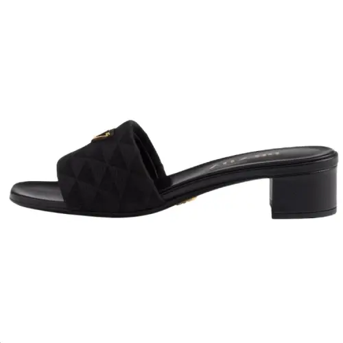 PRADA Slide Slippers 3.5cm Women's Black