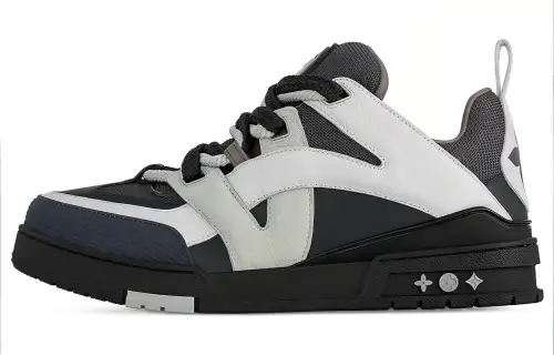 LOUIS VUITTON Low top Skateboard Shoes Men's Brown White
