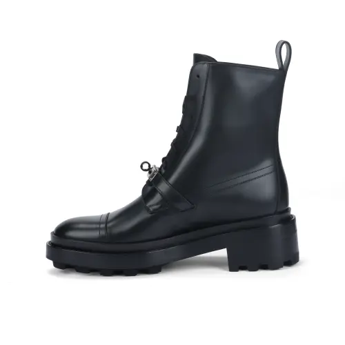 HERMES Fashion Ankle Boots 5CM Women's Black