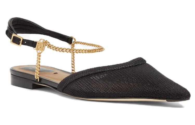 Сабо Fendi Colibrì Lite 10cm (черный) — фото 3
