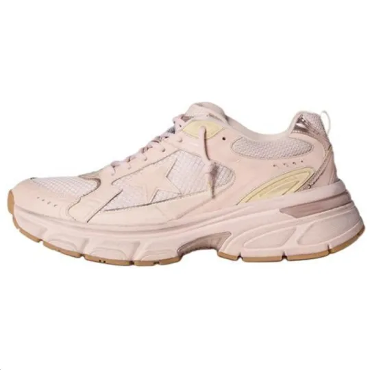 Golden Goose Lightstar Low top Chunky Sneakers Athletic Shoes Casual Shoes Men's Dirty Pink Color