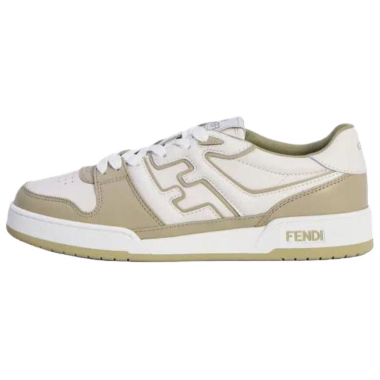 Мужские кеды Fendi FENDI Match (бежевые)