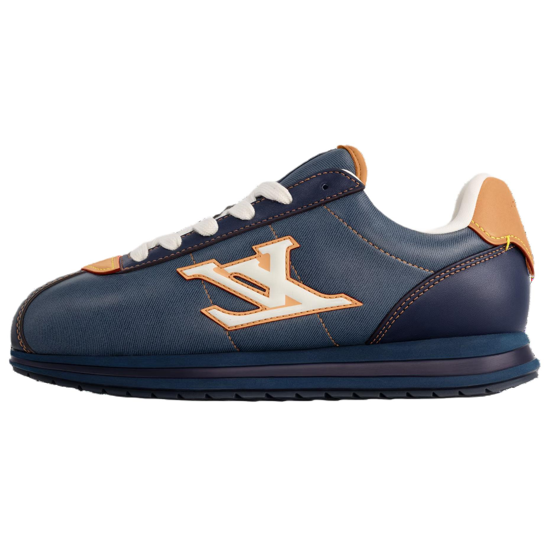 LOUIS VUITTON X Nigo Collaboration Buttersoft FW25 Low top Casual Shoes Men's Blue