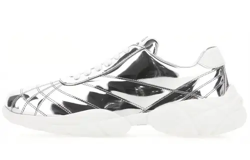 MIU MIU Low top Casual Shoes Women's Silver