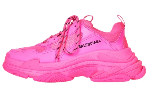 Balenciaga Women's Triple S Sneaker 'Fluo Pink' Women's