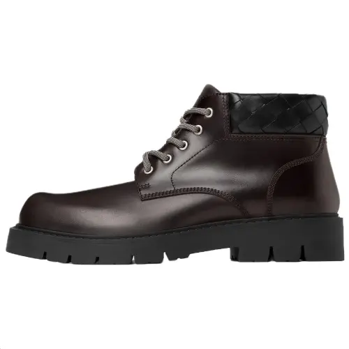 Bottega Veneta Haddock Ankle Boots 4.5cm Men's Caramel