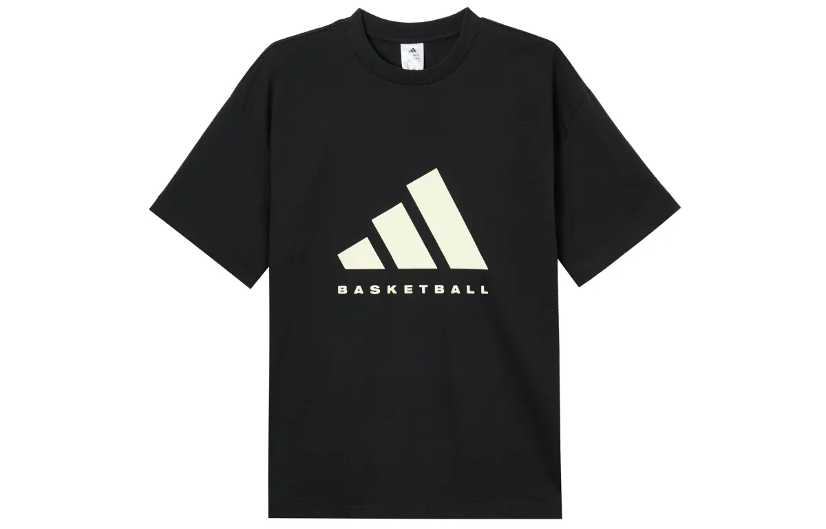 Adidas BASKETBALL T Shirt Unisex Black