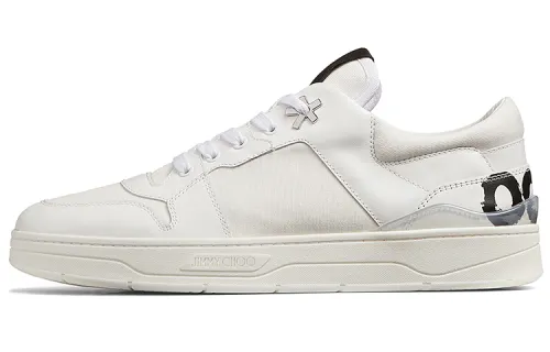 Eric Haze x Jimmy Choo Low top Stylish Skateboarding Shoes Men's White