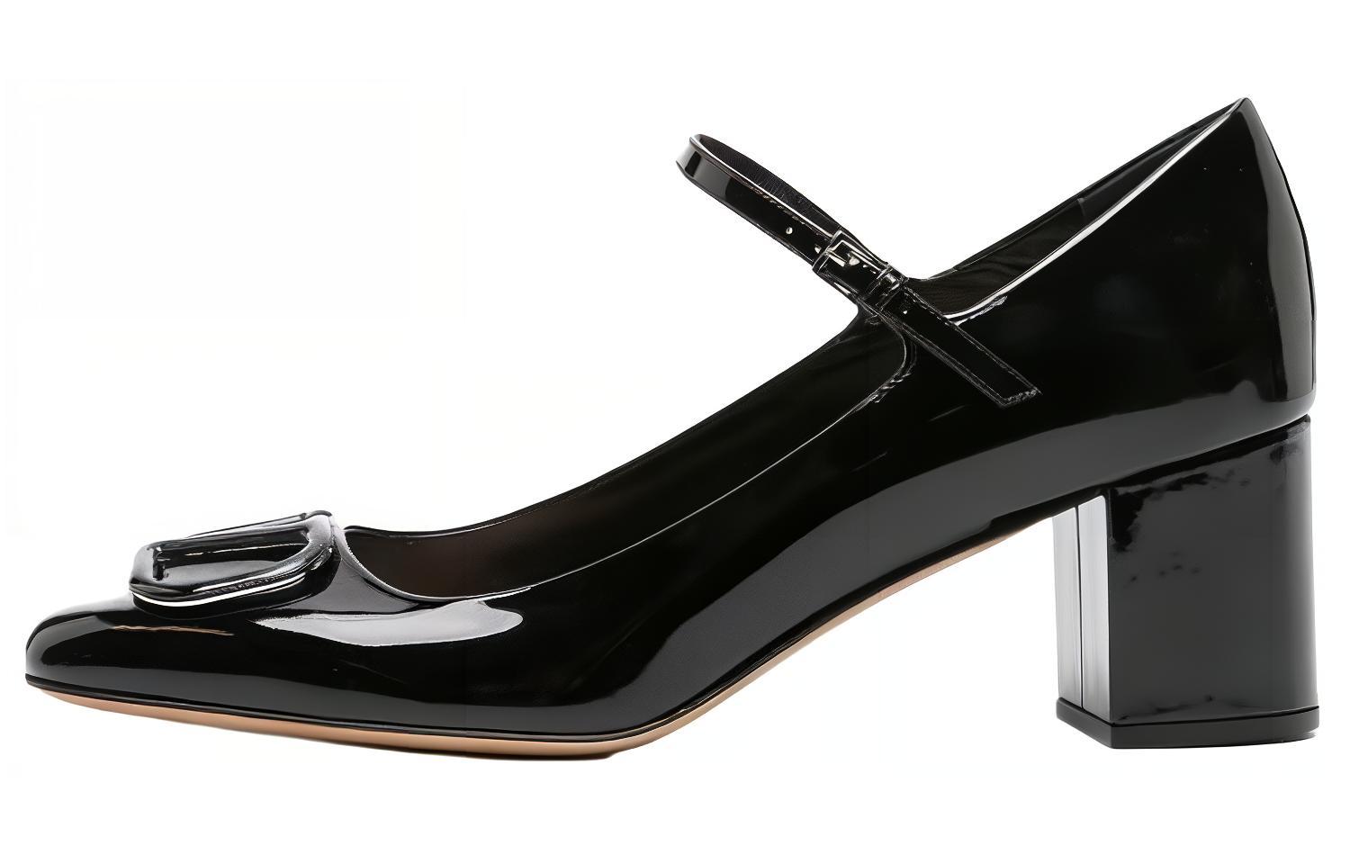 Женские туфли Valentino Valentino Vlogo (черные)
