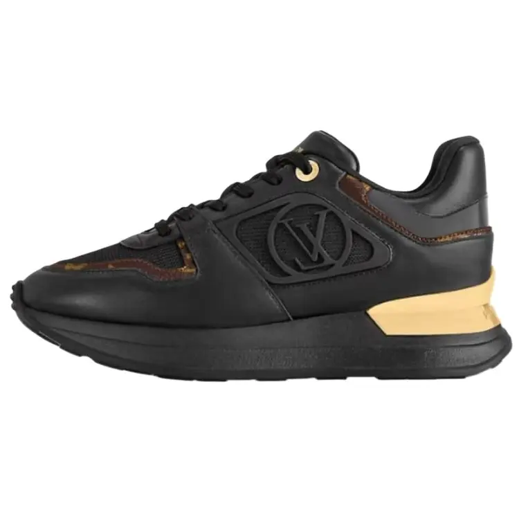 LOUIS VUITTON Neo Run Away Low top Casual Shoes Women's Black
