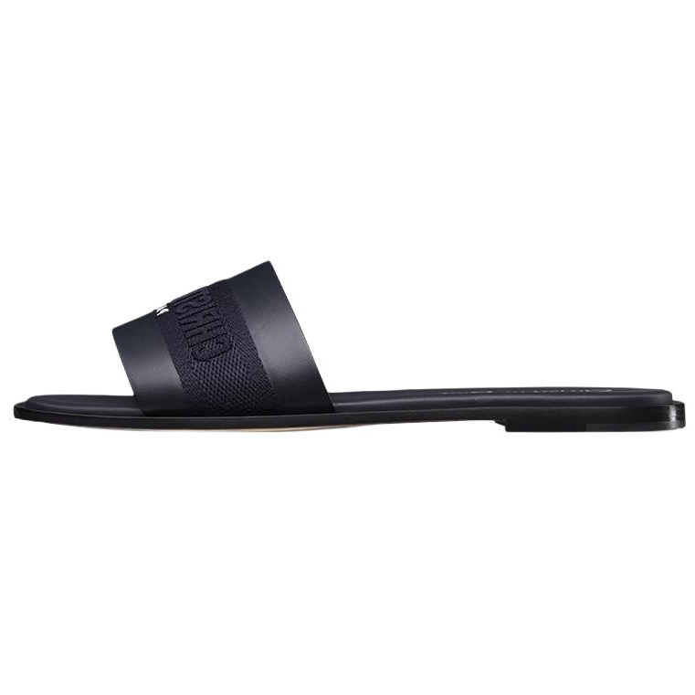 DIOR Dway Slide Slippers Women's Dark Blue