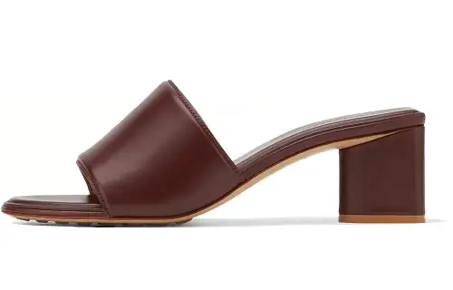 Bottega Veneta The Band Slip On Sandal Brown Women's