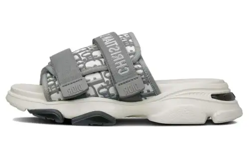 DIOR D Wander Sports Slide Slippers Women's Gray